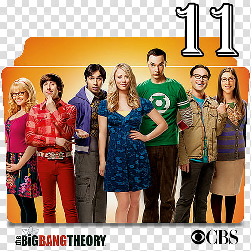 The Big Bang Theory season folder icons, The Big Bang Theory S ( transparent background PNG clipart