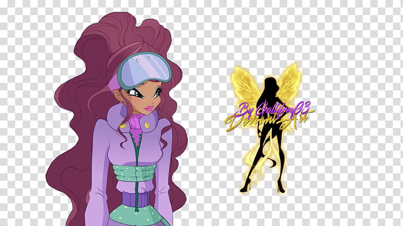 World of Winx Aisha Winter Style Couture transparent background PNG clipart