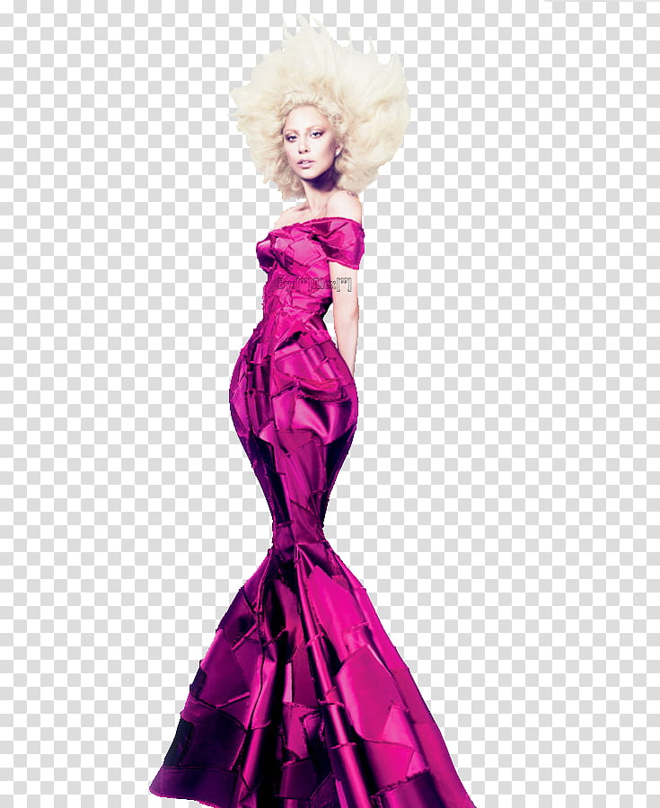 Vogue  Lady gaga s, Lady Gaga in pink gown for magazine transparent background PNG clipart