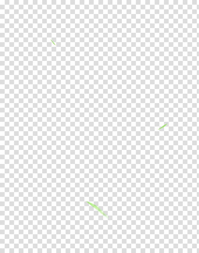Bamboo, three green leaves art transparent background PNG clipart