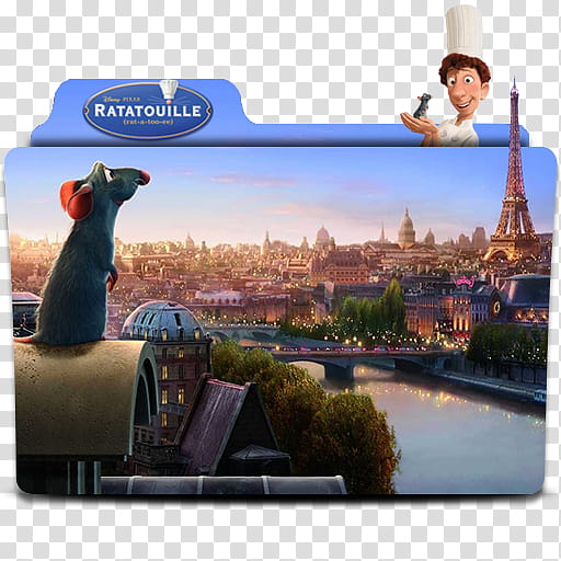 Ratatouille  Folder Icon, DAY..U () transparent background PNG clipart