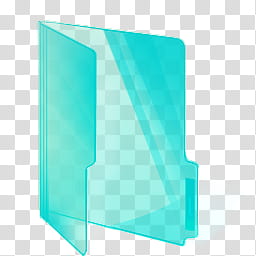 Vista Folder Colors, Teal Folder icon transparent background PNG clipart