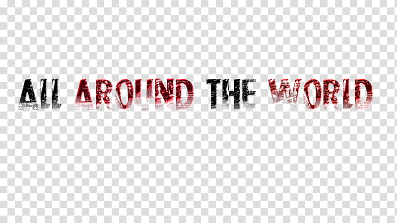 ALL AROUND THE WORLD transparent background PNG clipart