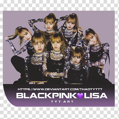 BLACKPINK LISA, XXX transparent background PNG clipart