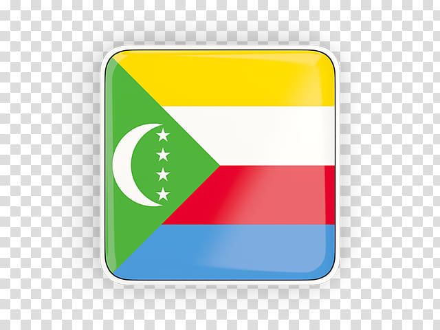 Flag, Comoros, Flag Of The Comoros, Yellow, Line, Technology, Logo, Rectangle transparent background PNG clipart