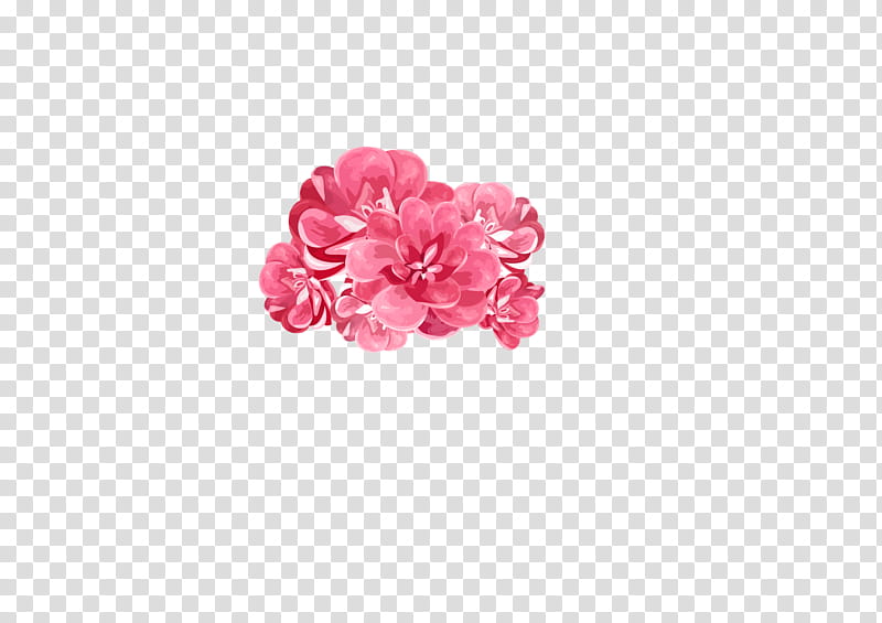 blooming pink petaled flowers transparent background PNG clipart