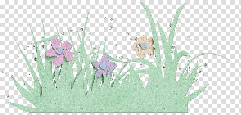 Flowers And Grass Element, purple and pink flowers transparent background PNG clipart