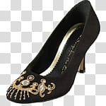 fashion shoes icons , , unpaired black stiletto transparent background PNG clipart