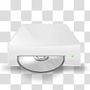 InneX v , white CD reader with CD transparent background PNG clipart