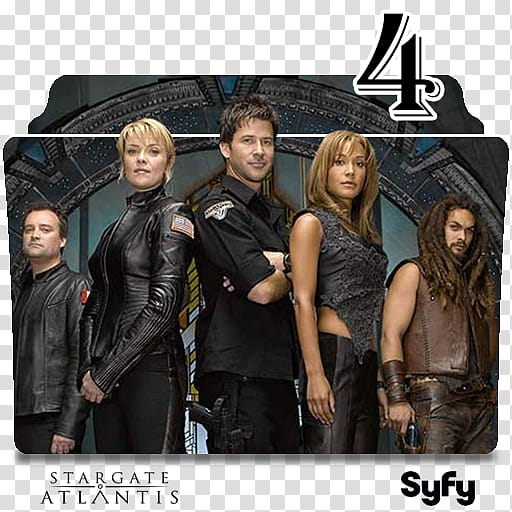 Stargate Atlantis series and season folder icons, Stargate Atlantis S ( transparent background PNG clipart