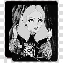 Punk Princess Folders ,  icon transparent background PNG clipart