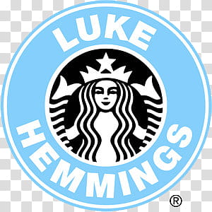 Starbucks Logos s, Luke Hemmings Starbucks logo transparent background PNG clipart