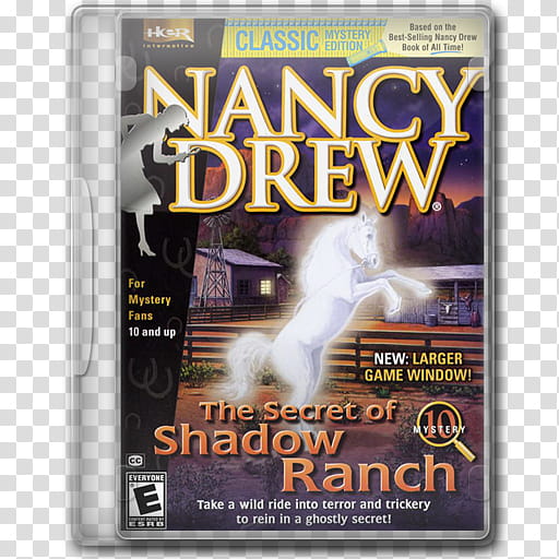 Game Icons , Nancy-Drew--The-Secret-of-Shadow-Ranch, Nancy Drew case transparent background PNG clipart