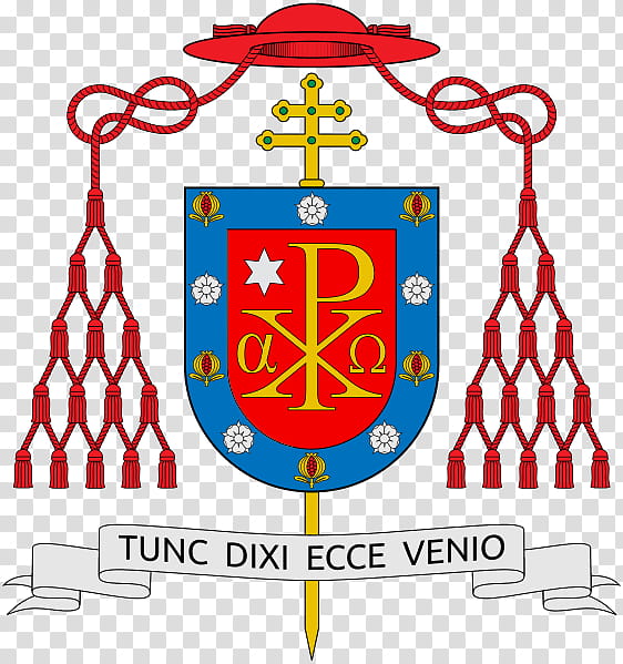 Santa, Cardinal, Coat Of Arms, Santa Lucia Del Gonfalone, Bishop, Priest, Escutcheon, Galero transparent background PNG clipart