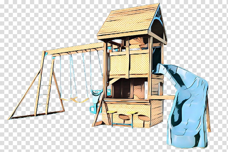 public space outdoor play equipment human settlement playhouse shed, Pop Art, Retro, Vintage, Playground, Playground Slide, Roof transparent background PNG clipart