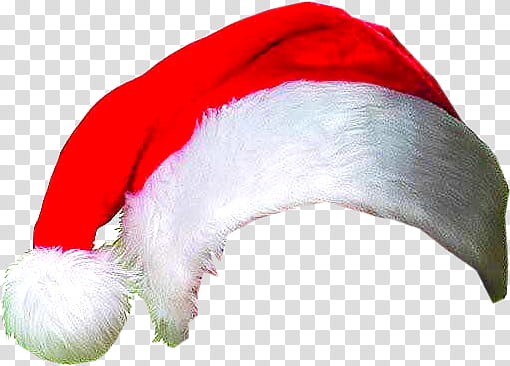 Gorritos de navidad, red and white Santa hat transparent background PNG clipart