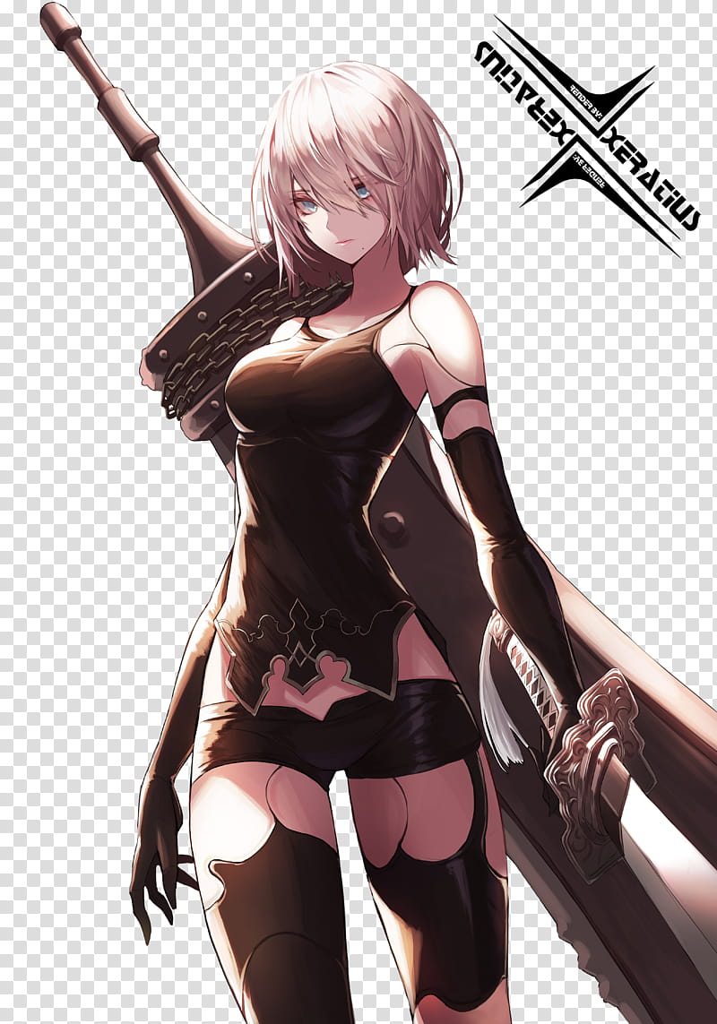 Yorha Render, Xeratus anime transparent background PNG clipart