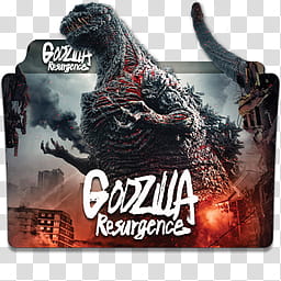 Godzilla Resurgence  Folder Icon , Godzilla Resurgence v_x transparent background PNG clipart