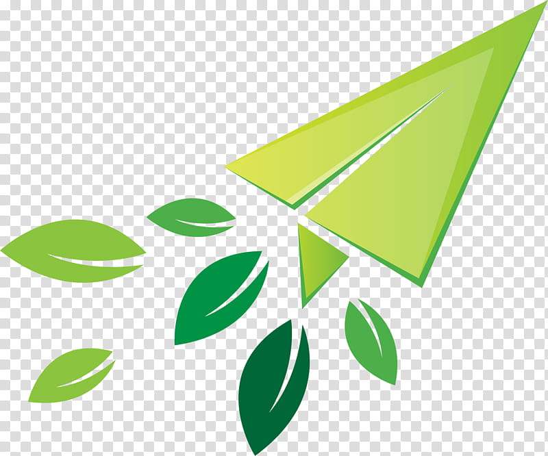 Green Leaf Logo, Paper Plane, Poster, Creativity, Line, Area, Grass, Angle transparent background PNG clipart