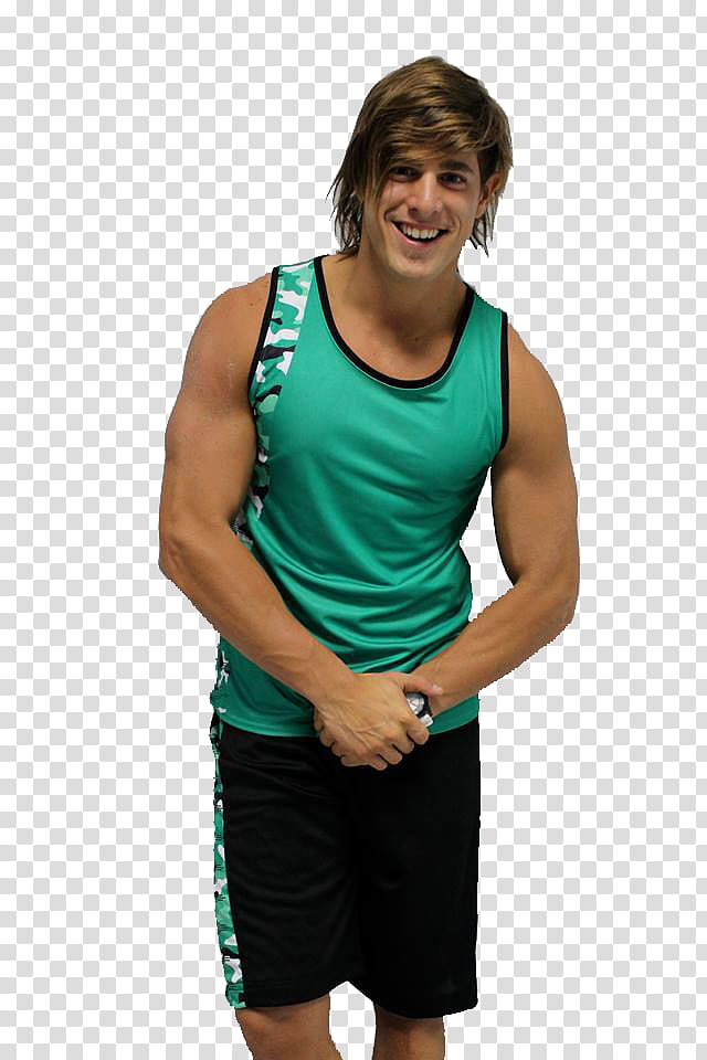 men's green tank top transparent background PNG clipart