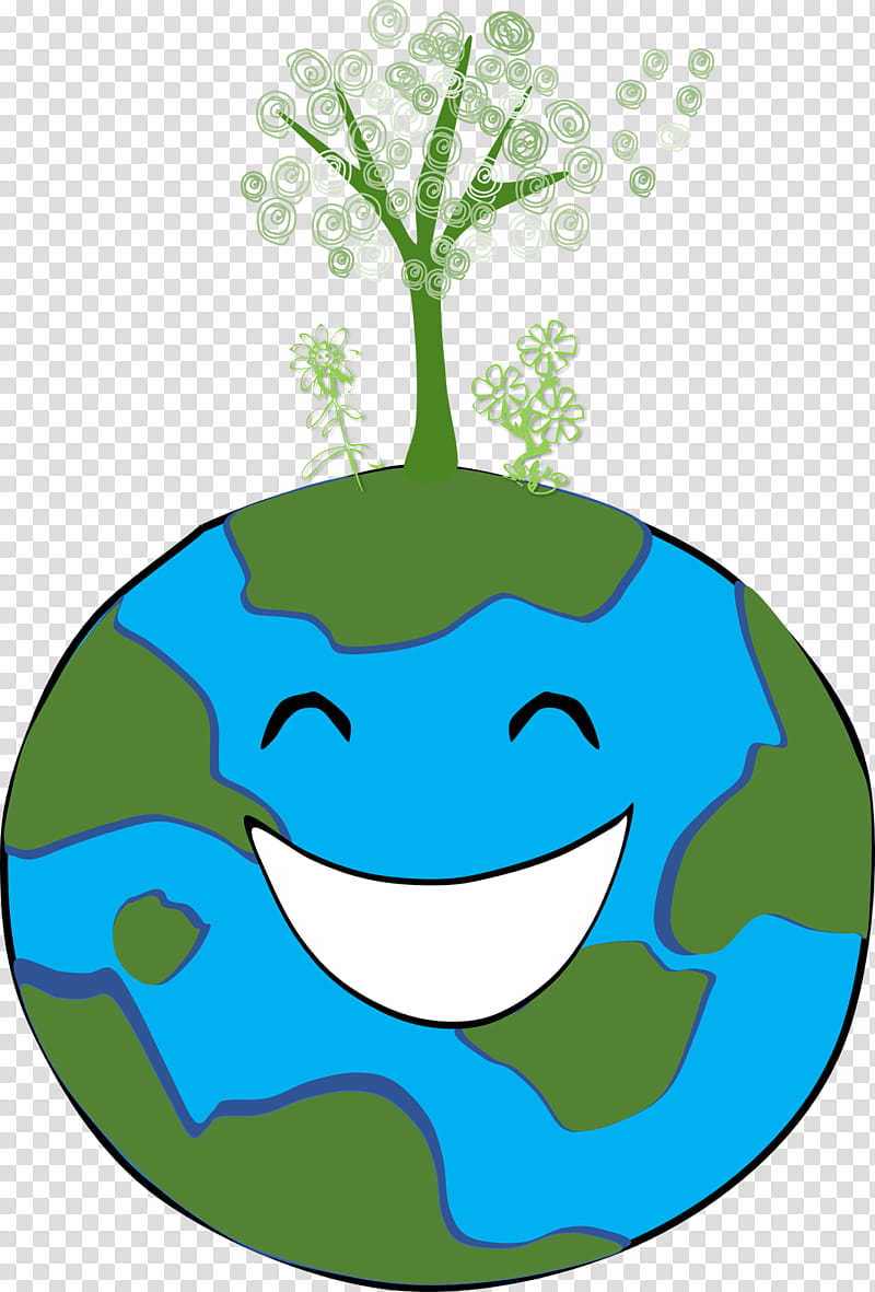 Earth Cartoon Drawing, Happiness, Earth Hour 2013, Smile, Planet, Green, Facial Expression, Blue transparent background PNG clipart