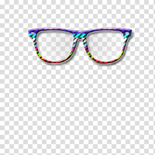 Recursos para un video tutorial, multicolored framed eyeglasses transparent background PNG clipart