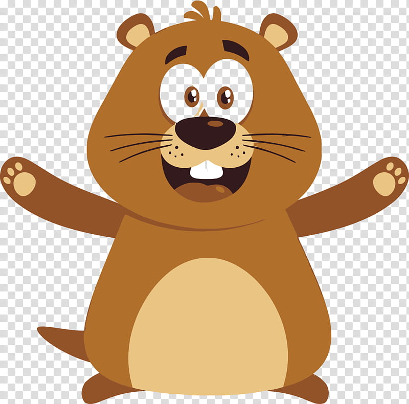 groundhog day happy groundhog day groundhog, Spring
, Cartoon, Beaver, Brown Bear, Animation transparent background PNG clipart