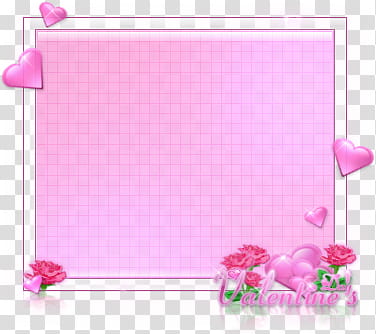 My Valentine Day rainy, pink graphing paper transparent background PNG clipart
