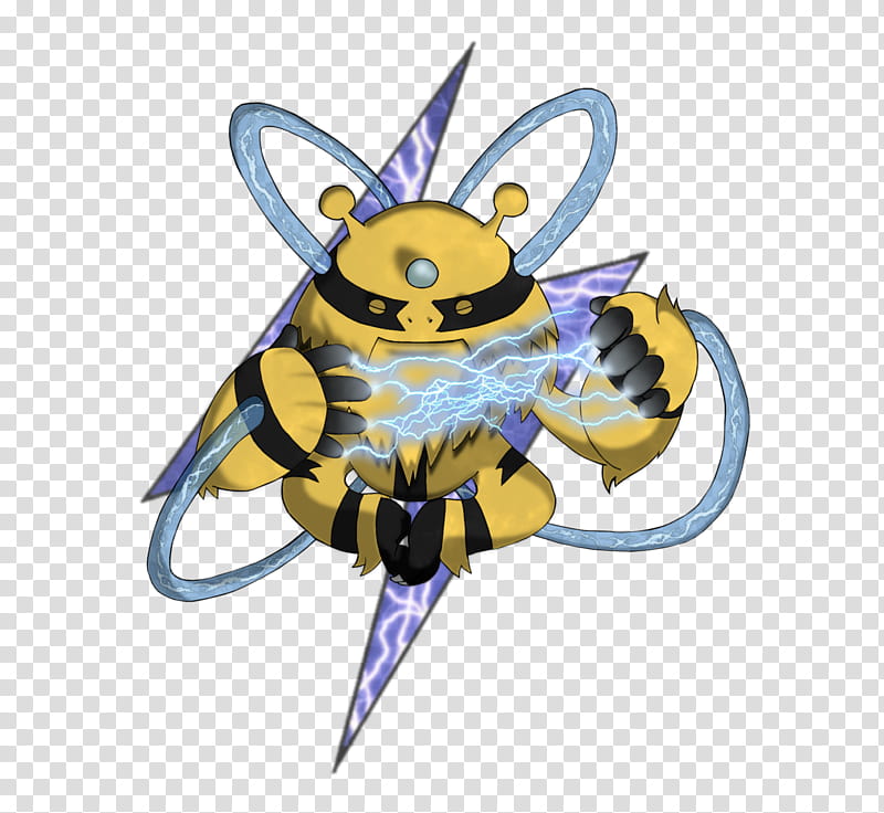 Bee, Electivire, Electabuzz, Elekid, Magmortar, Charizard, Yellow, Bumblebee transparent background PNG clipart