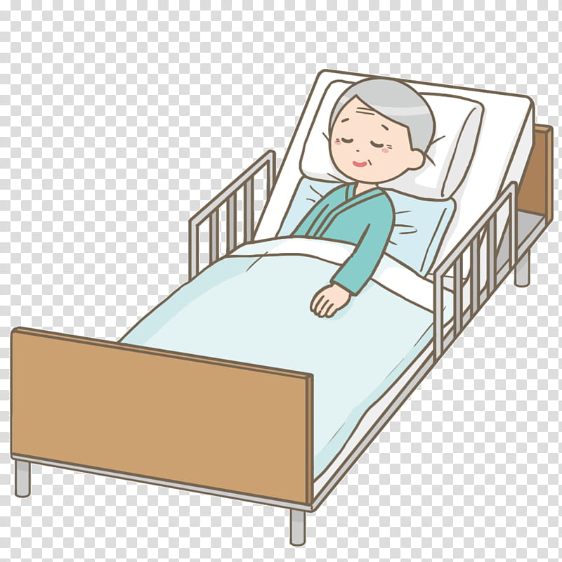 Patient, Old Age, Hospital Bed, Health Care, Ageing, Medicine, Middle Age, Caregiver transparent background PNG clipart