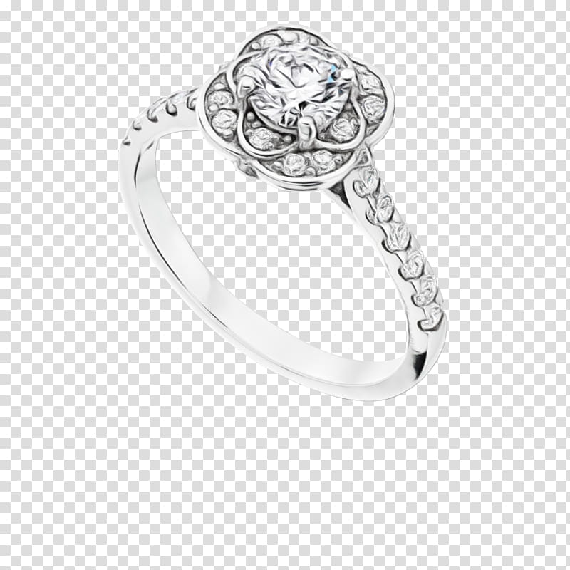 Wedding Ring Silver, Watercolor, Paint, Wet Ink, Body Jewellery, Platinum, Jewelry Design, Diamondm Veterinary Clinic transparent background PNG clipart