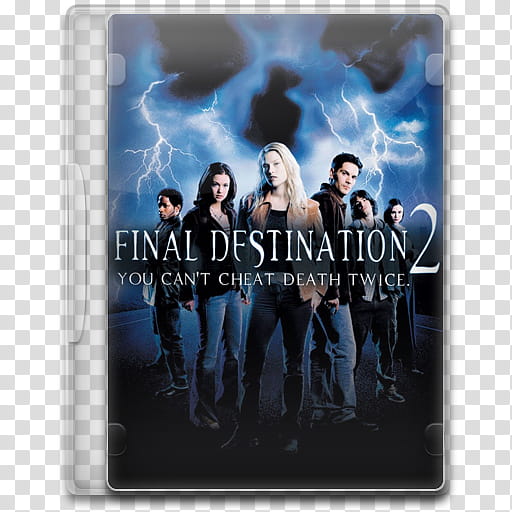 Movie Icon Mega , Final Destination , Final Destination  DVD case transparent background PNG clipart