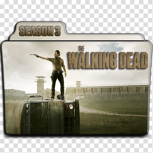 The Walking Dead folder icons S S, TWD S transparent background PNG clipart