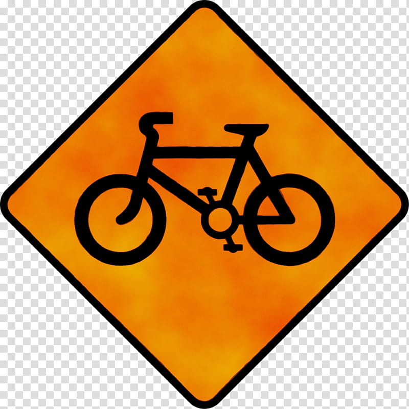 Bike, Bicycle, Cycling, Sign, Traffic Sign, Road, Warning Sign, Bike Path transparent background PNG clipart