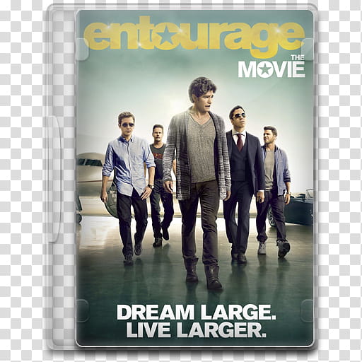 Movie Icon Mega , Entourage, Entourage The Movie DVD case transparent background PNG clipart