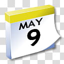 WinXP ICal, May  calendar art transparent background PNG clipart