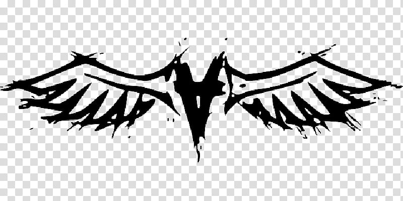 Bat, Grunge, Logo, PUNK ROCK, Drawing, Visual Arts, Blackandwhite, Line Art transparent background PNG clipart