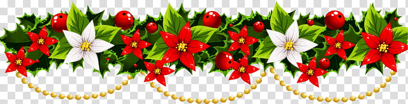 Christmas decoration, Holly, Plant, Flower, Leaf, Poinsettia, Petal transparent background PNG clipart