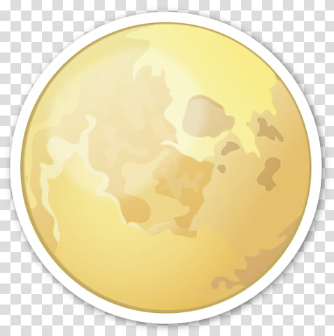 EMOJI STICKER , yellow globe transparent background PNG clipart