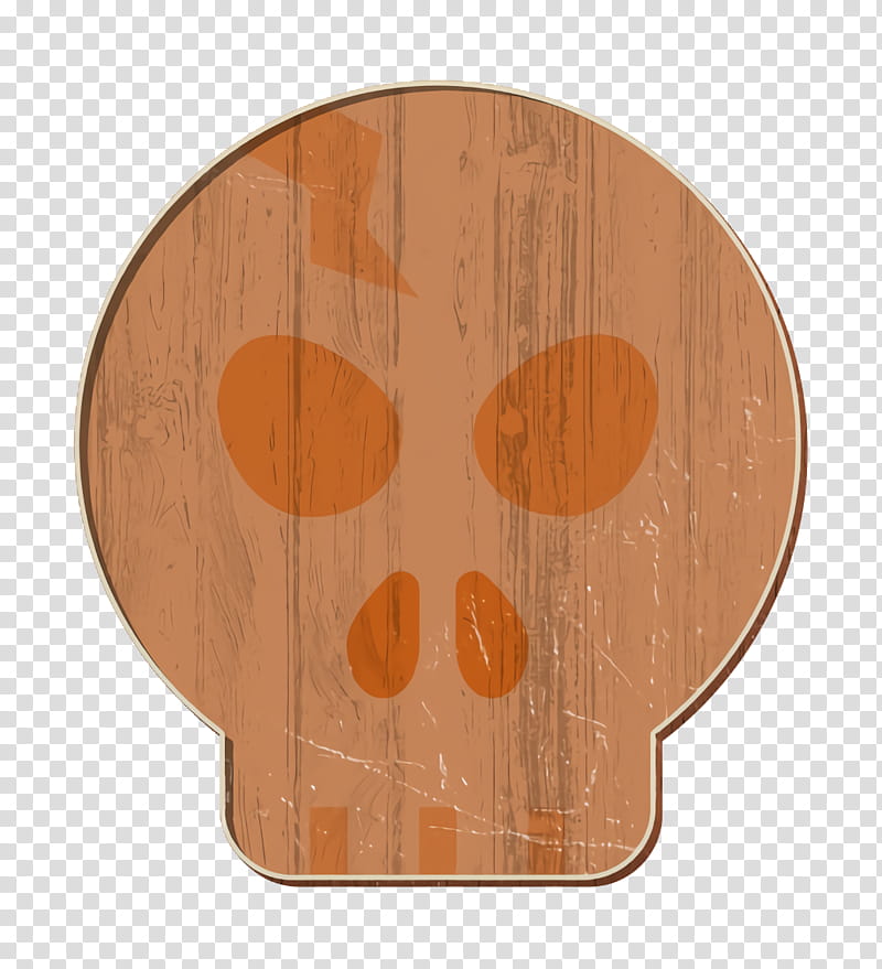 death icon halloween icon holyday icon, Scare Icon, Skull Icon, Orange, Brown, Peach, Wood, Leaf transparent background PNG clipart
