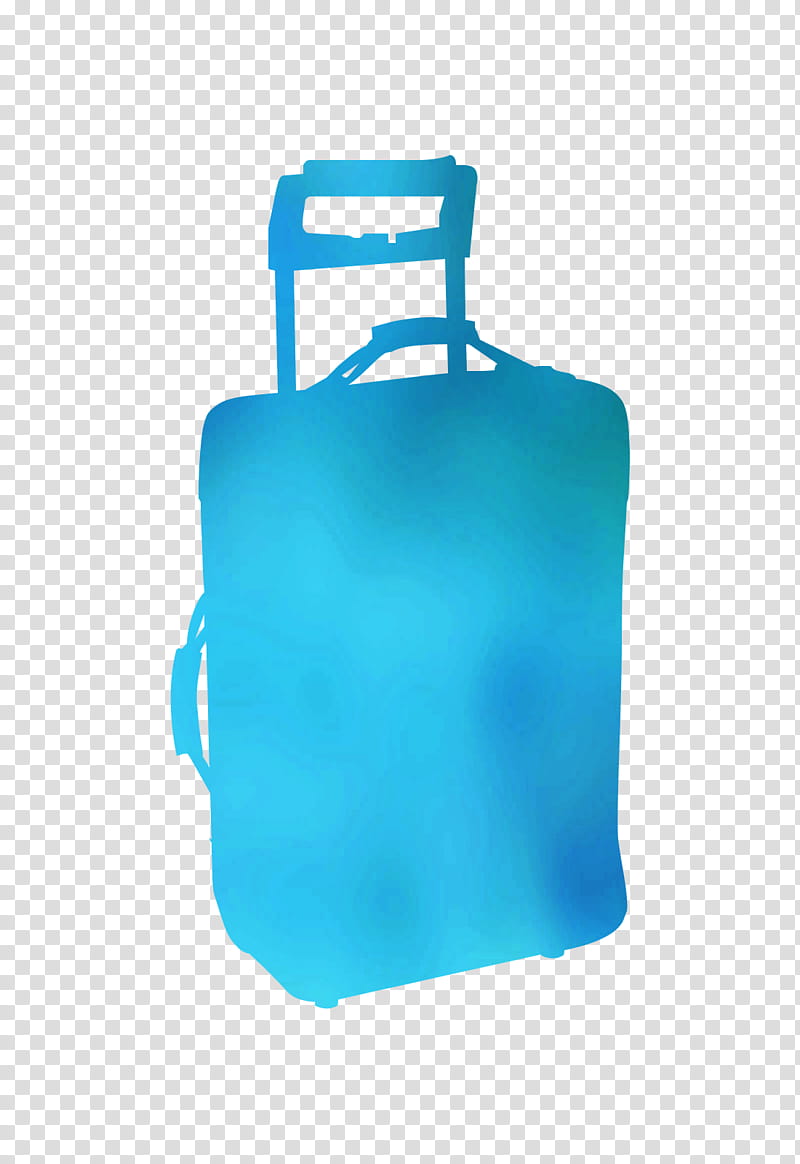 Suitcase, Turquoise, Rectangle, Bag, Blue, Aqua, Teal, Azure transparent background PNG clipart