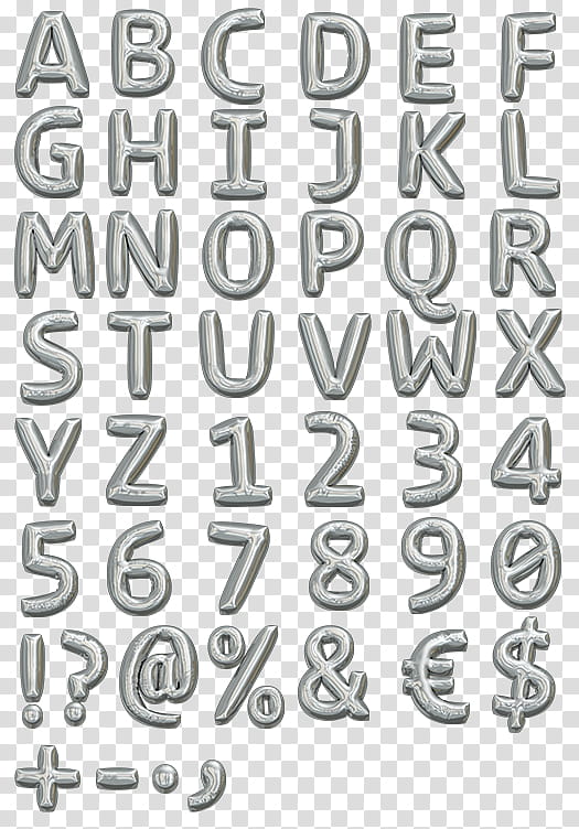 alphabet and numbers illustration transparent background PNG clipart