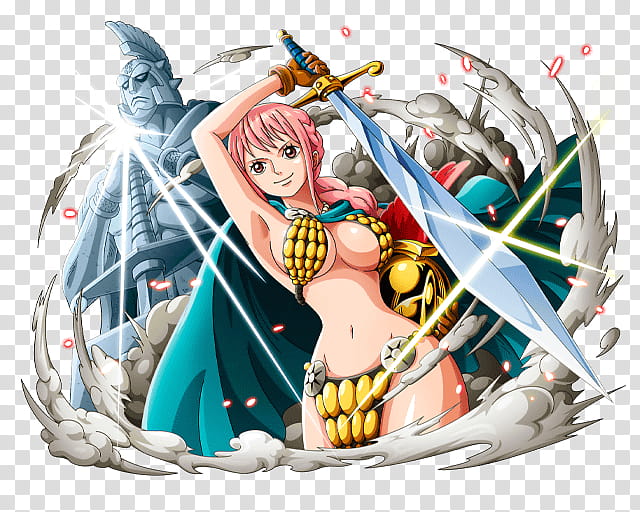 Rebecca Crown Princess of Dressrosa, One Piece Nanny illustration transparent background PNG clipart