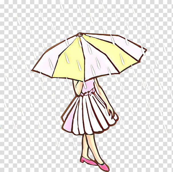 Umbrella, Line Art, Cartoon, Yellow, Design M Group, Costume Design, Drawing transparent background PNG clipart