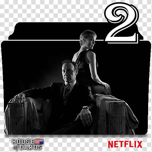 House of Cards series and season folder icons, House of Cards S ( transparent background PNG clipart