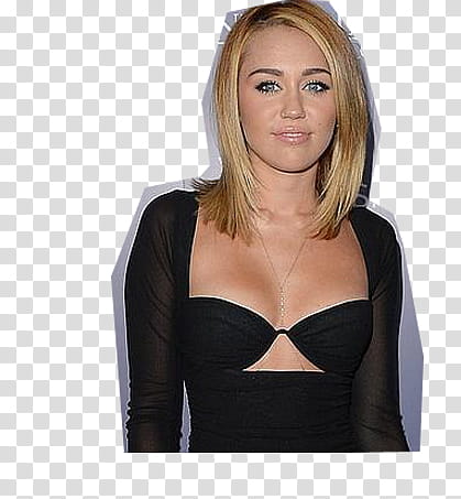 Miley en los premios Australianos transparent background PNG clipart
