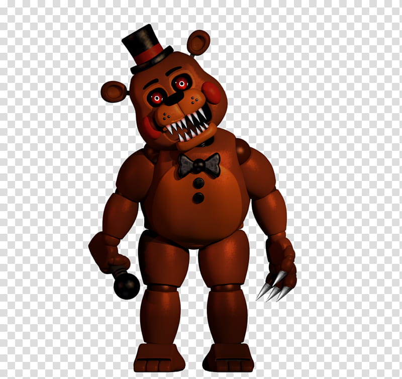 Sinister Toy Freddy. transparent background PNG clipart