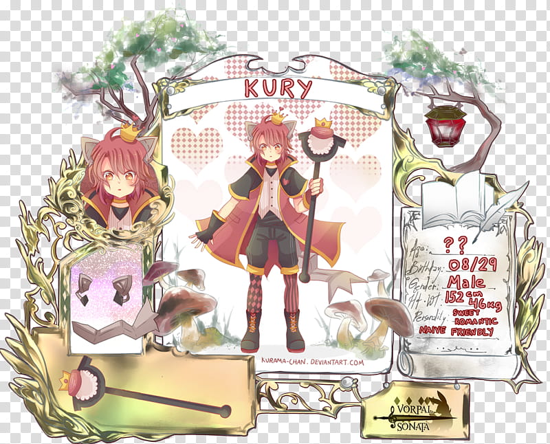 -, Vorpal Sonata New app: King of Hearts Kury,- transparent background PNG clipart