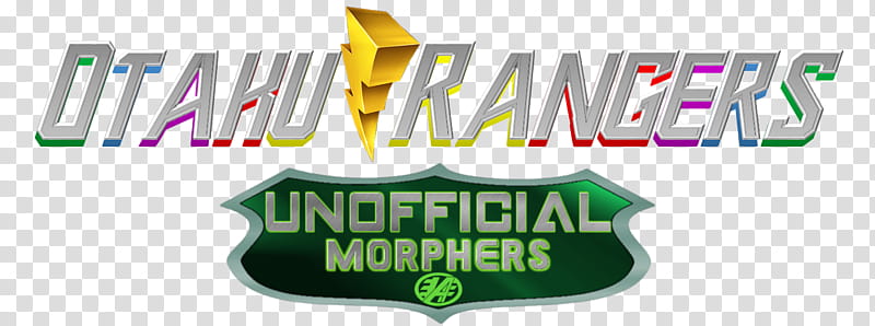 Otaku Rangers Unofficial Morphers logo transparent background PNG clipart
