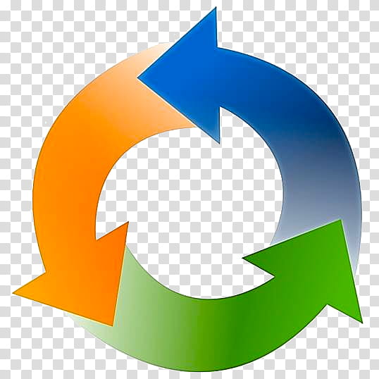 Circle Background Arrow, Diagram, Continuous Integration, Continuous Delivery, Logo, Symbol transparent background PNG clipart